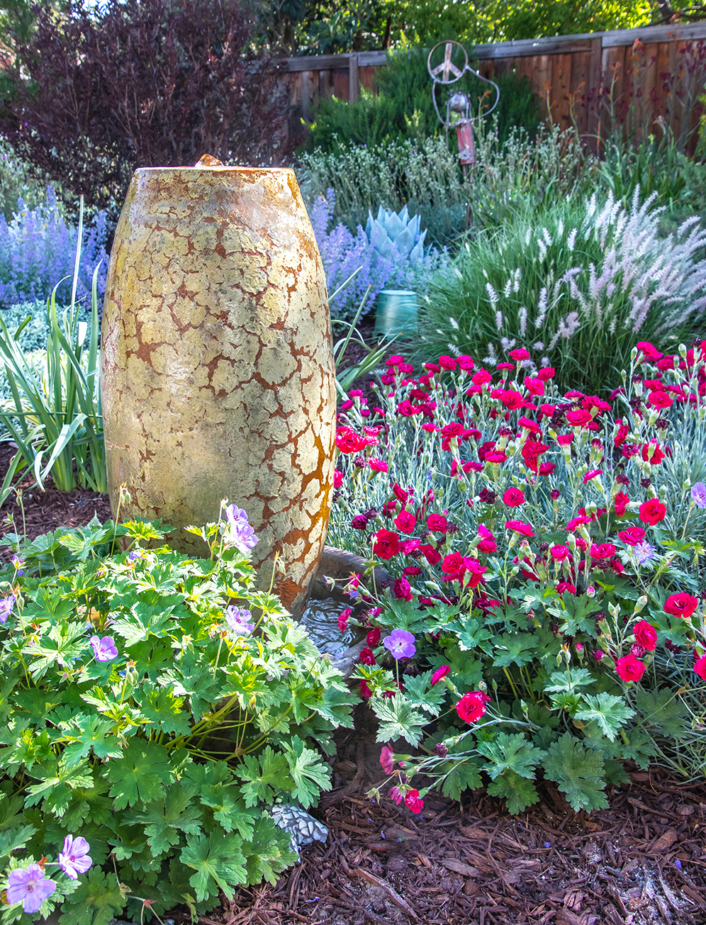 Vase in Garden