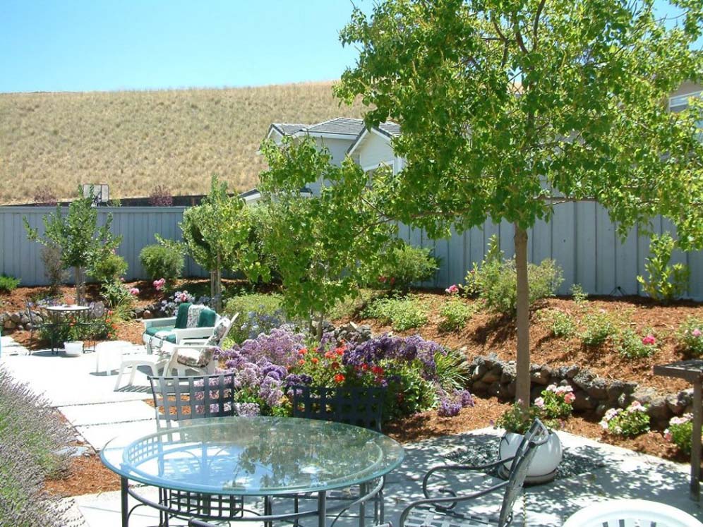 Patio with Glass Table-top